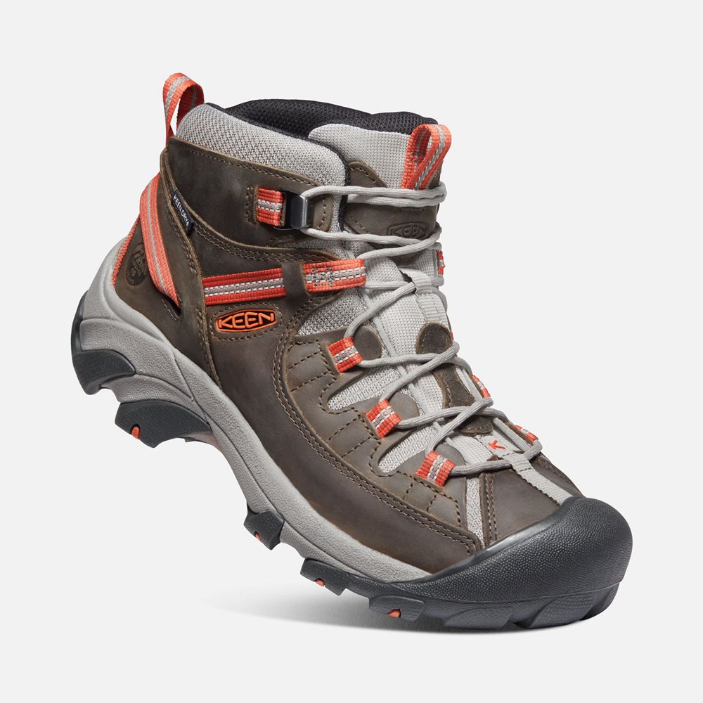 Botas de Seguridad Keen Mexico Marrom - Hombre Targhee Ii Waterproof Mid - FR0763185